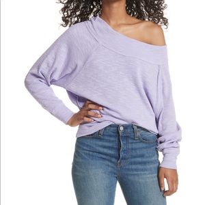 Free People Tops - Free People Palisades Off the shoulder top purple Free People Tops - Free People Palisades Off the shoulder top purple